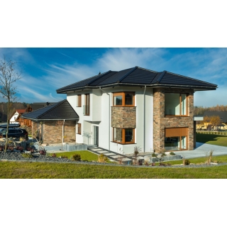 Dachówka CREATON Simpla Basic - glazura łupkowa